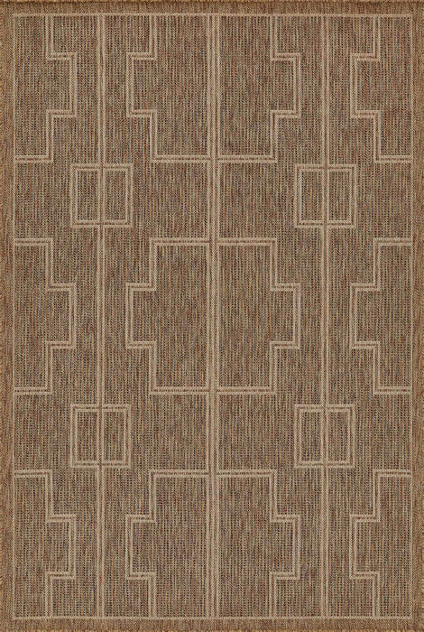 Dune Transitional 5'3\" x 7'7\" Area Rug in Ivory Indoor Area Rug 