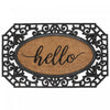 Rubber & Brush Floormat Hello - Octagon