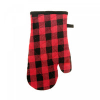 Cotton Oven Mitt Buffalo - Set of 2 Kitchen Linen
