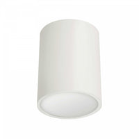 Dainolite Echo Flush Mount 12w Matte White Frosted Acrylic Diffuser Lamp