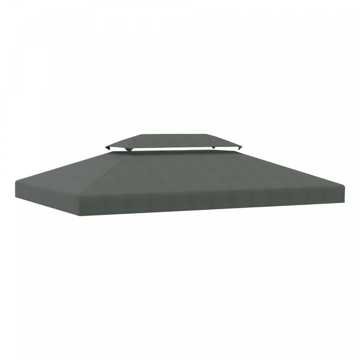 Outsunny 13.1' X 9.8' Gazebo Replacement Canopy 2 Tier Top Uv Cover Pavilion Garden Patio Outdoor, D