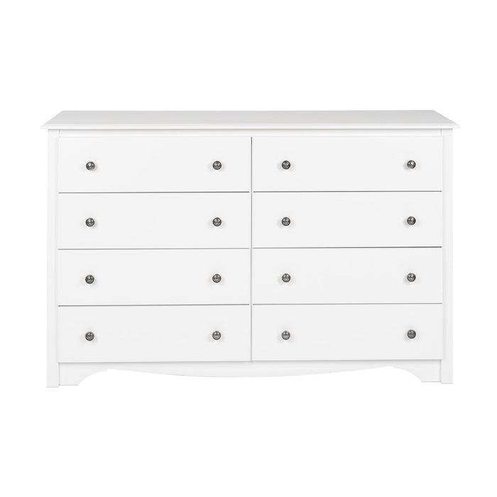 Monterey 8-Drawer Dresser - White