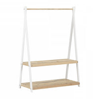 Sweedi Kids Wooden Clothes Rack - White