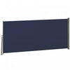 Outsunny 118\" X 63\" Retractable Side Awning Patio Outdoor Folding Privacy Screen With Resistance To 