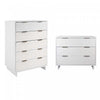 Granville Modern 2-Piece Dresser Set in White 
