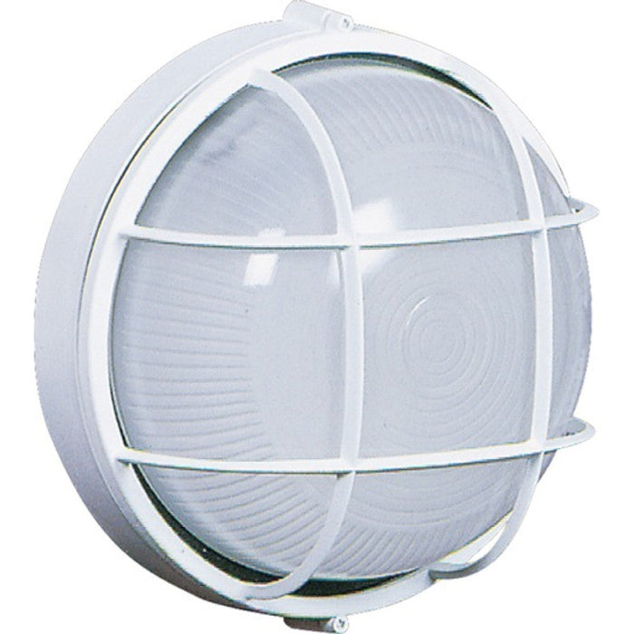 Marine 1-Light White Outdoor Wall Light III 