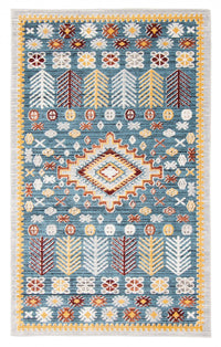 Gypsy Blue Machine Washable Area Rug - 6'0