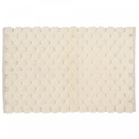 Handwoven Pompom Bathmat Natural 20 x 32 Bathmat