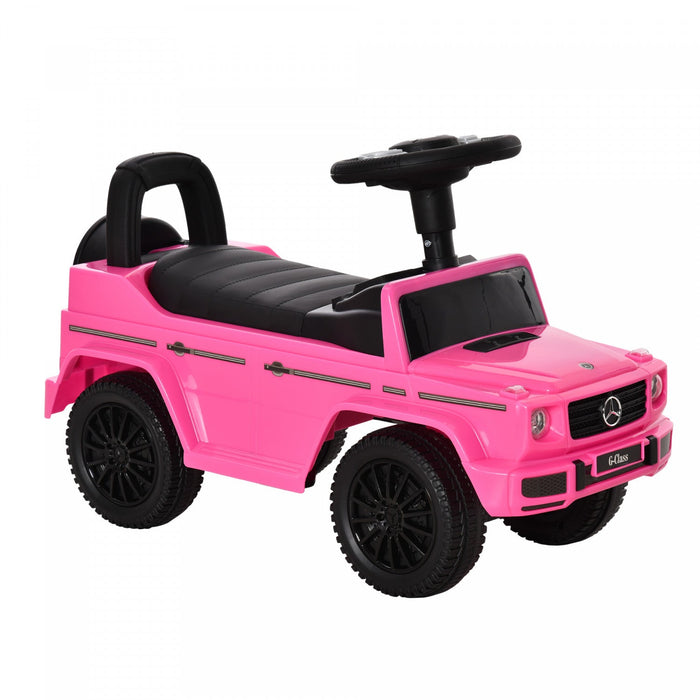 Aosom Compatible Baby Sliding Car, Ride On Toys For Toddlers, Foot To Floor Slider Push Stroller, W/