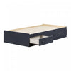 Summer Breeze Mates Bed With 3 Drawers - Blueberry 