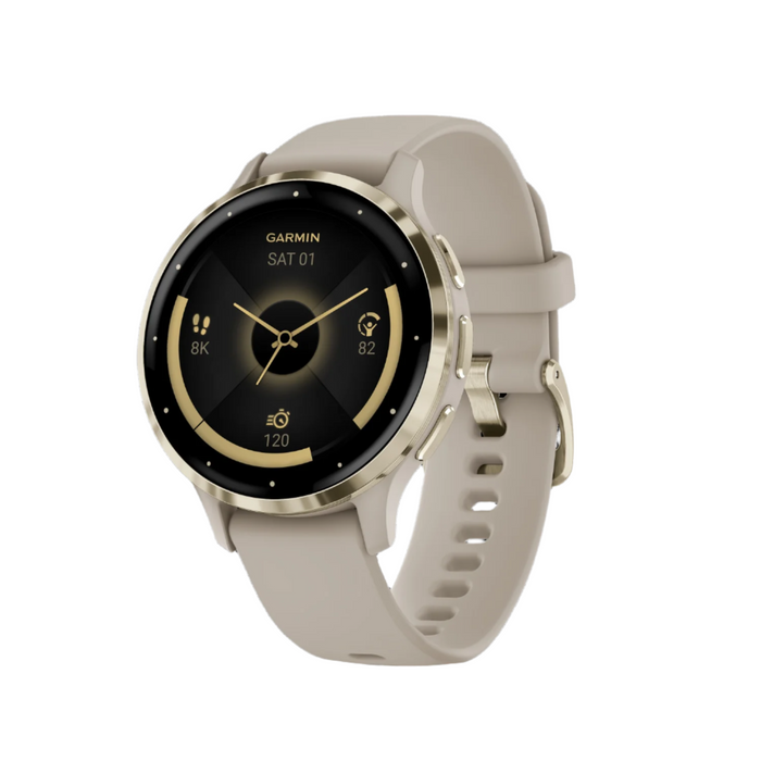 Garmin Venu® 3s Gps Smartwatch - Health Tracker W/14 Days Battery Life, 41mm - French Gray Case