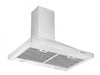 Ancona WRRV430 30\" Rear-Vented Wall Mount Pyramid Range Hood - AN-1595 