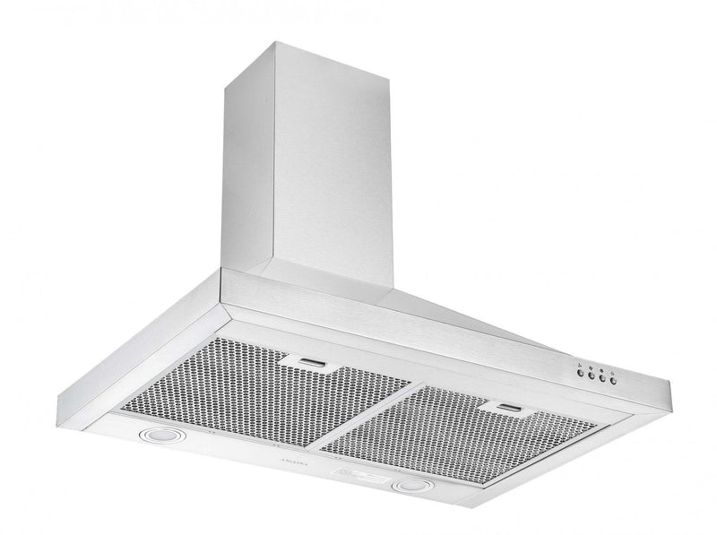 Ancona WRRV430 30\" Rear-Vented Wall Mount Pyramid Range Hood - AN-1595 