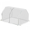 Outsunny 39\" X 28\" X 24\" Portable Mini Greenhouse Pe Grow House With Zipper Door Gardening Plant Cov