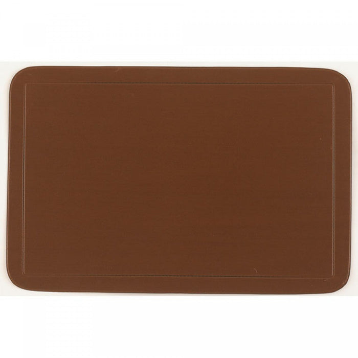 Plastic Placemat Chocolate - Set of 12