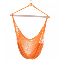 Outsunny Portable Hammock Chair, Hanging Woven Hammock Swing Chair Sleeping Bed For Outdoor Garden Y