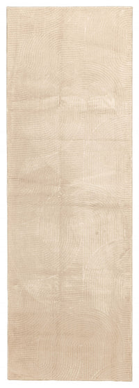 Elion Contemporary Beige Washable Rug 1'10