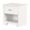 Fusion 1-Drawer Nightstand - Pure White 