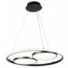 Gemini 32 W LED Black Nickel Flush Mount 