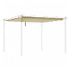 Outsunny Retractable Replacement Pergola Canopy For 10' X 10' Pergola, Pergola Cover Replacement, Be