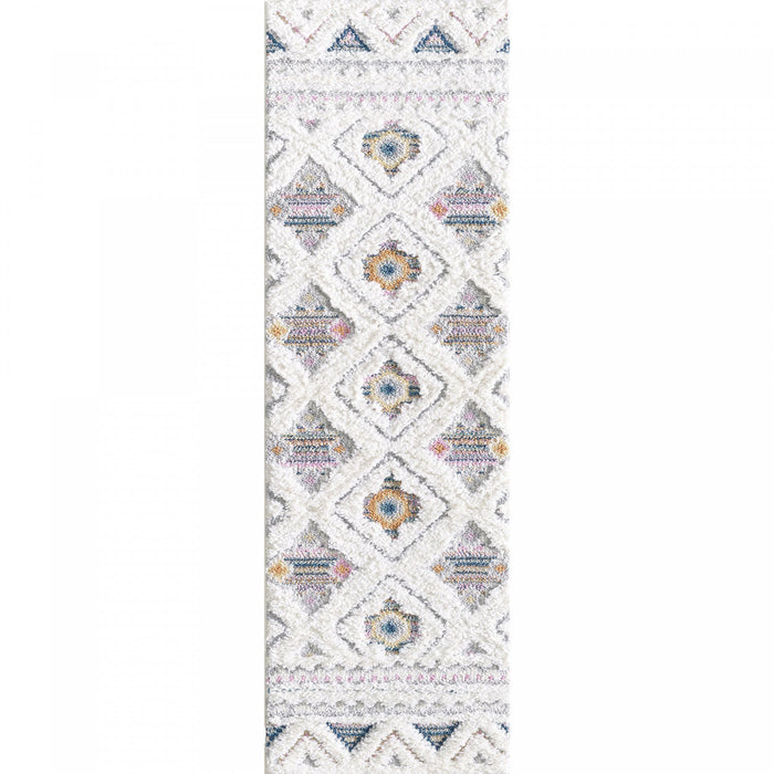 Lola Boho Shag Area Rug - 2'7\" x 8'
