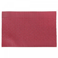 Vinyl Placemat Coin link Red - Set of 12