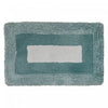 Microfibre Border Bathmat Blue 20 x 32 Bathmat