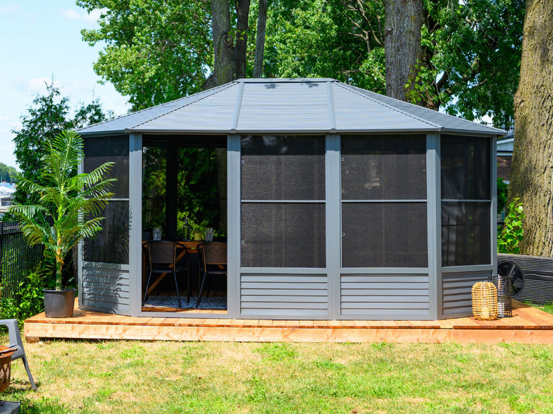 Gazebo Penguin Florence - Solarium 12x15 Metal Roof