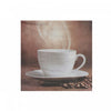 20 Pack 3 Ply Cocktail Napkin Steaming Coffee - Set of 6