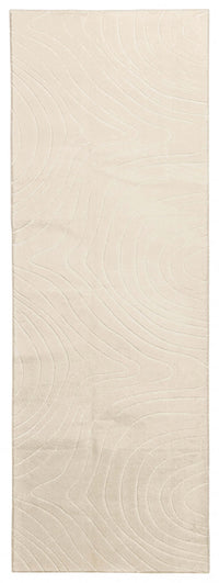 Somos Contemporary Cream Washable Rug 1'10