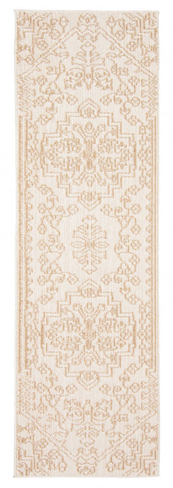 Halfrida Taupe Area Rug - 2'6\" x 12'0\"