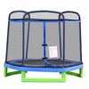 Outsunny 84.75\" Kids Trampoline 7 Ft Indoor Outdoor Trampolines With Safety Net Enclosure Built-in Z