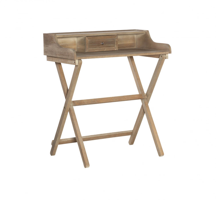 Coy Folding Desk - Grey