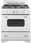 Classic Retro by Unique 30-Inch Convection Gas Range - UGP-30CR W 