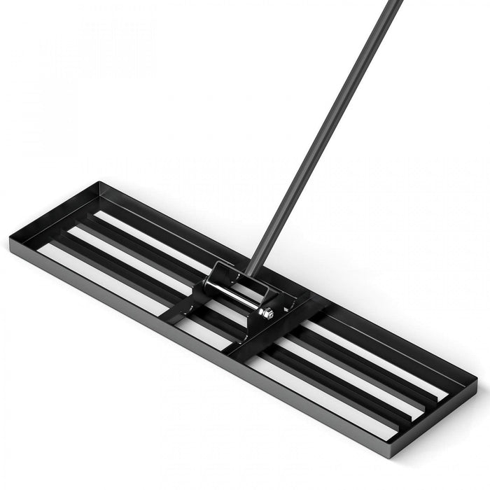 Costway Lawn Leveling Rake 36" X 10" Heavy Duty Level Lawn Tool For Garden Backyard/lawn Black