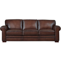 Hydeline Brookfield Leather Sofa - Brown 
