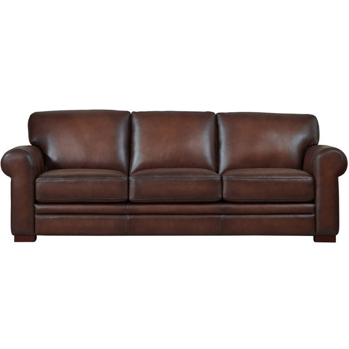 Hydeline Brookfield Leather Sofa - Brown 