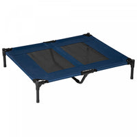 Pawhut Elevated Dog Bed, Dog Cot Bed, Cooling Raised Pet Cot Indoor Outdoor With Washable Breathable
