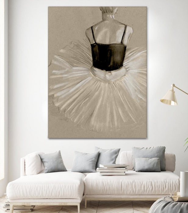 \"Black Leotard Ii\" Giant Art 72x54 Wall Art
