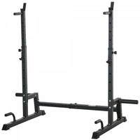 Soozier Multi-function Barbell Squat Rack Stand, Heavy-duty Strength Training Dumbbell Rack, Height
