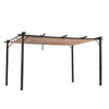 Outsunny 10' X 13' Aluminium Outdoor Pergola Gazebo Backyard Canopy Cover Square Sunshade Garden Gra