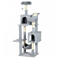 Pawhut Tall Cat Tree For Indoor Cats, 70