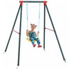 Outsunny Swing Set For Kids Outdoor Backyard, Baby Swing W/adjustable Rope Heavy Duty A-frame Stand 