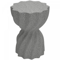 Outsunny Spiral Decorative Garden Stool Side Table Plant Stand