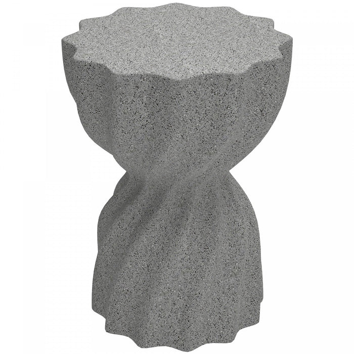 Outsunny Spiral Decorative Garden Stool Side Table Plant Stand