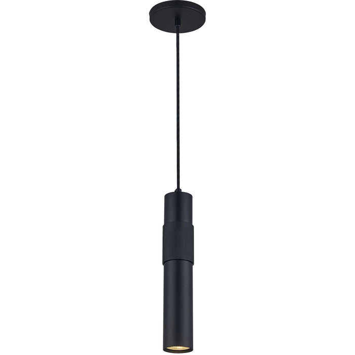 Dainolite Passwell 1 Light Pendant Matte Black Lamp
