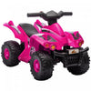 Qaba 6v Kids Atv Quad, 4 Wheeler Battery Powered Ride-On Electric Vehicle For Kids With Music, Forwa