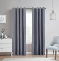 Maya Blue Grommet Curtain Panel - 52