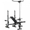 Soozier Adjustable Weight Bench W/ Pulley System, Full Body Workout Bench