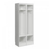 2-shelf Narrow Hall Tree - White (set Of 2) 